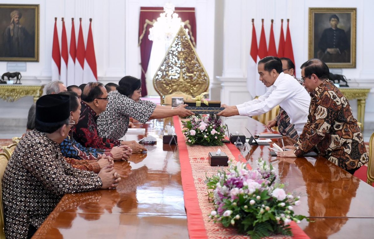 Foto pamitan ke Presiden - 2019