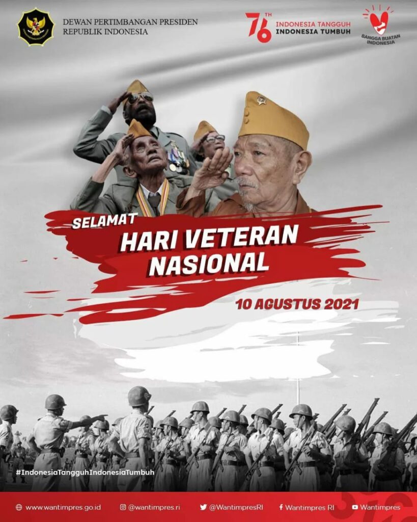 Selamat Hari Veteran Nasional Dewan Pertimbangan Presiden Republik