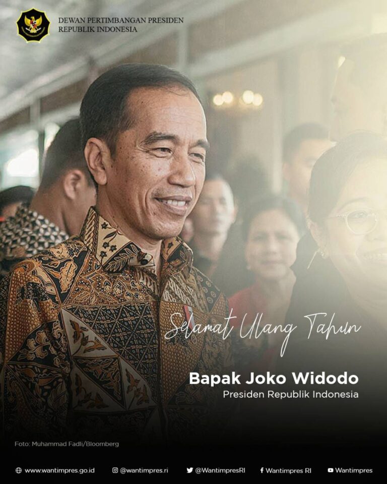 Selamat Ulang Tahun Presiden Republik Indonesia, Bapak Joko Widodo ...